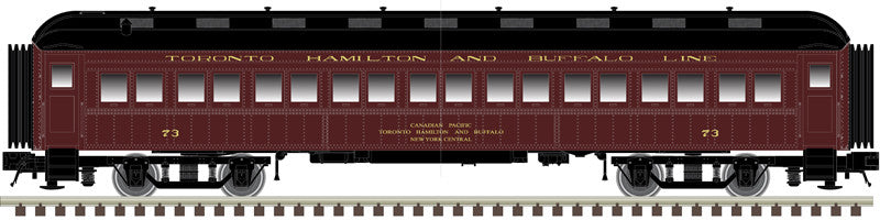 Atlas Trainman N 50006246 ACF 60' Passenger Coach Toronto, Hamilton and Buffalo #75