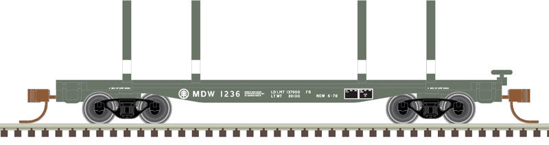 Atlas Master N 50006269 45' Logging Flatcar Boise Cascade MDW #1236