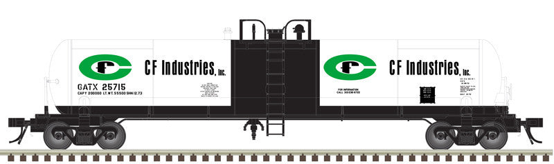Atlas Master N 50006297 GATX 20,700-Gallon Tank Car CF Industries GATX #25722