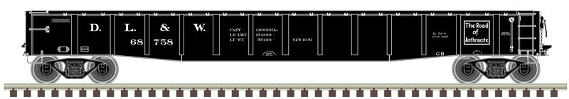 Atlas Master N 50006408 ACF 70-Ton 52' Gondola Delaware, Lackawanna and Western DL&W #68758