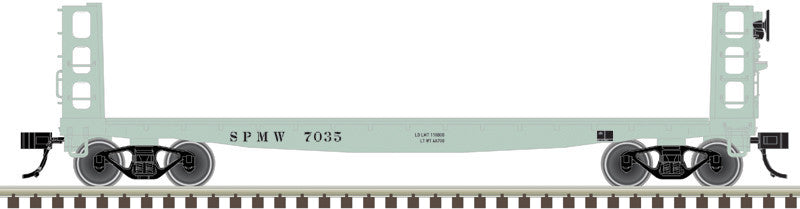 Atlas Master N 50006951 Pulpwood Flatcar Southern Pacific SPMW #7075 Maroon