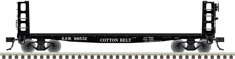 Atlas Master HO 20007590 Pulpwood Flatcar Cotton Belt SSW #88532
