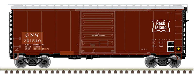 Atlas Master N 50007355 40' PS-1 Box Car Chicago and North Western 'patch RI' CNW #701540