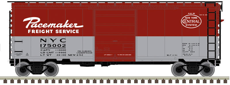 Atlas Master N 50007366 40' PS-1 Box Car New York Central 'Pacemaker' NYC #175002