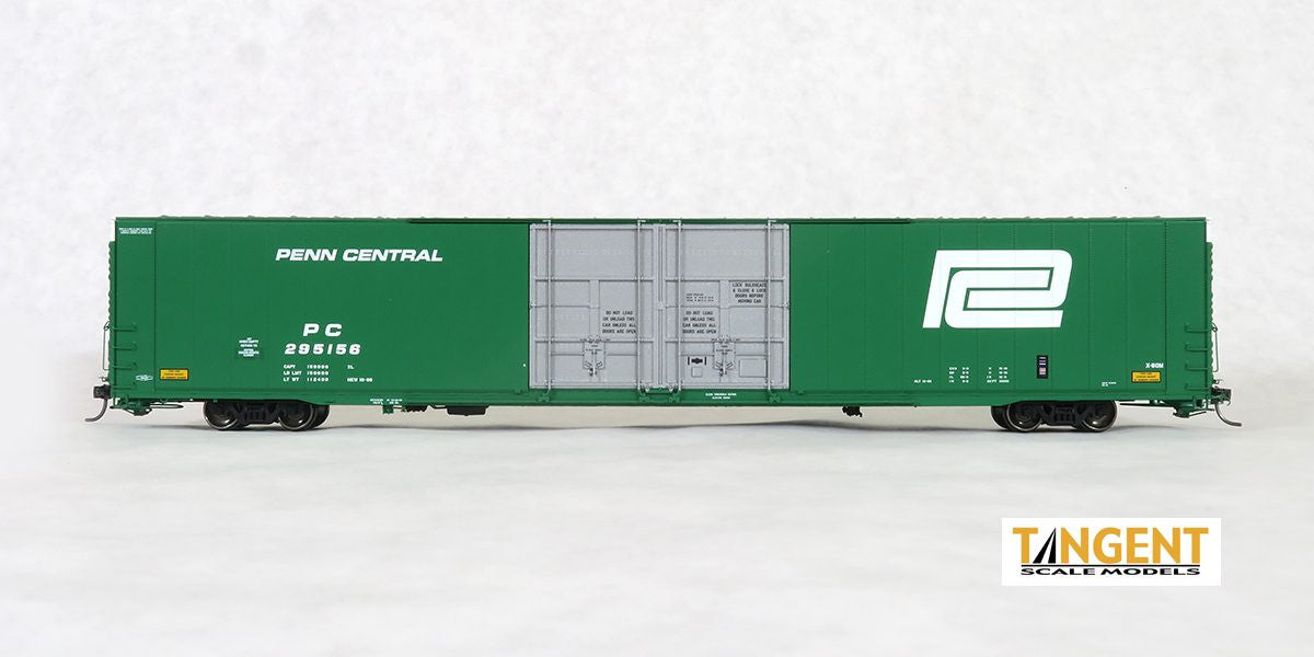 Tangent Scale Models HO 25027-02 Greenville 86' Double Plug Door Box Car 'Original 1968' Penn Central PC #295140