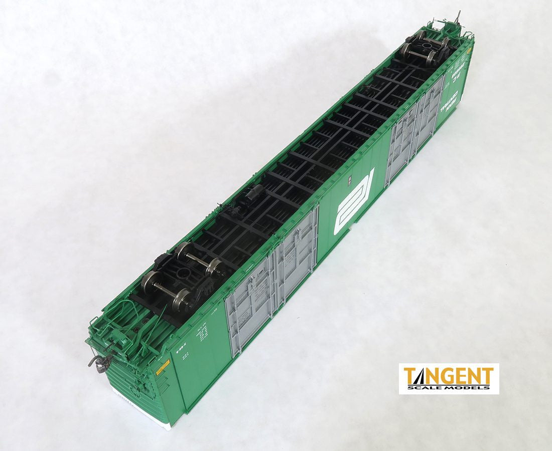 Tangent Scale Models HO 25513-01 Greenville 86′ Quad Plug Door Box Car Penn Central 'Delivery X-60-R 2-1970' PC #295607
