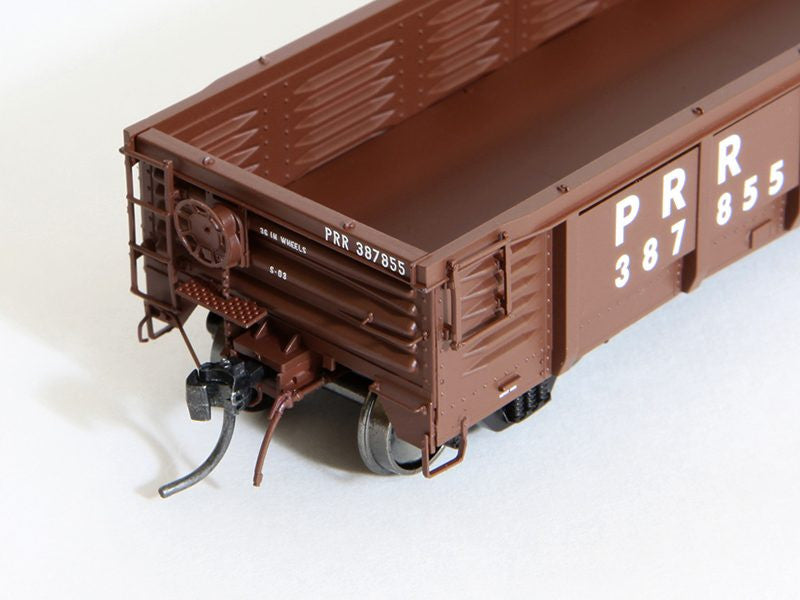Tangent Scale Models HO 17010-20 PRR/PC Shops G43 Class 52'6" Corrugated Side Gondola Pennsylvania Railroad 'Original 11-1966 G43' PRR #387684
