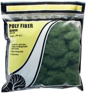Woodland Scenics FP178 Poly Fiber Bag - Green