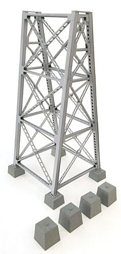 Walthers Cornerstone HO 933-4554 Steel Railroad Bridge Tower - Kit