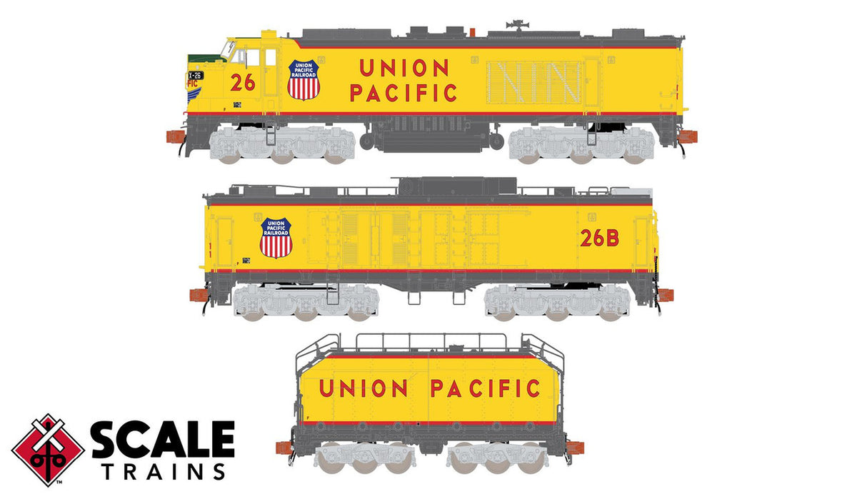 ScaleTrains Rivet Counter N SXT30233 DCC/ESU LokSound 5 Union Pacific GTEL 8500 HP “Big Blow" Turbine #26