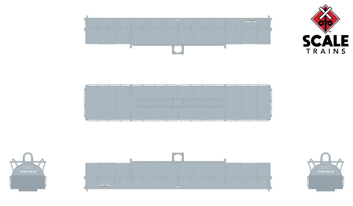 ScaleTrains Rivet Counter N SXT33551 Thrall-Trinity 42' Coil Steel Car Union Pacific 'Shield' CHTT #100438