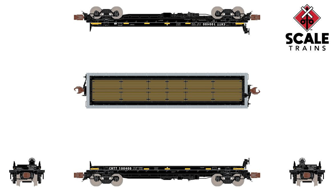 ScaleTrains Rivet Counter N SXT33550 Thrall-Trinity 42' Coil Steel Car Union Pacific 'Shield' CHTT #100400