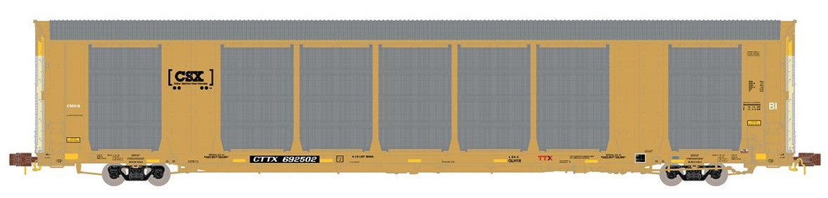 ScaleTrains Rivet Counter N SXT33742 Gunderson Multi-Max Autorack CSX 'Boxcar Logo' CTTX #692514