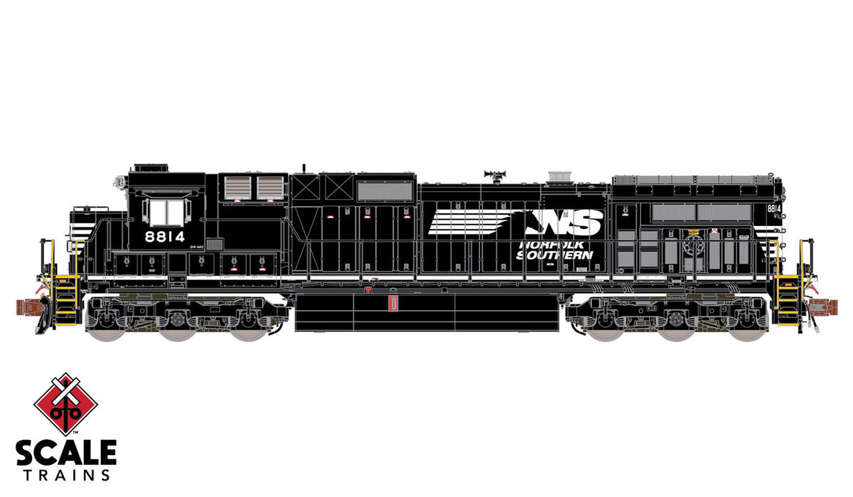 ScaleTrains Rivet Counter N SXT38529 DCC/ESU LokSound 5 Equipped GE DASH 9-40C Locomotive Norfolk Southern 'Horsehead' NS #8814