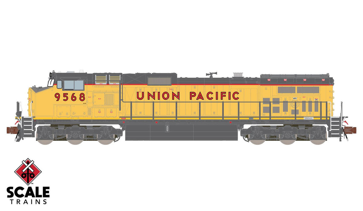 ScaleTrains Rivet Counter N SXT38548 DCC Ready GE DASH 9-44CW Locomotive Union Pacific UP #9572