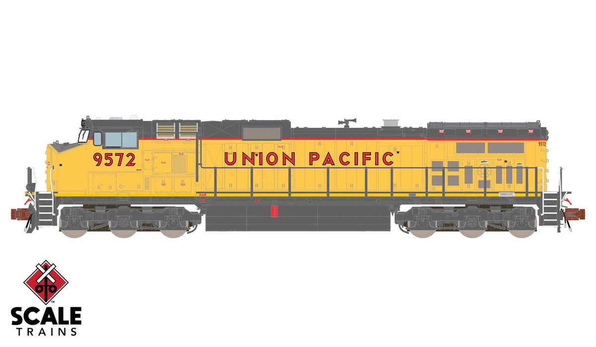 ScaleTrains Rivet Counter N SXT38547 DCC/ESU LokSound 5 Equipped GE DASH 9-44CW Locomotive Union Pacific UP #9572