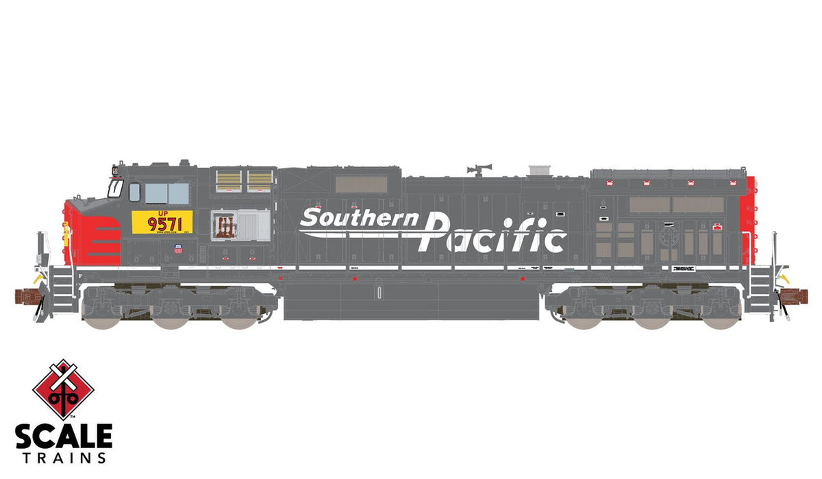 ScaleTrains Rivet Counter N SXT38549 DCC/ESU LokSound 5 Equipped GE DASH 9-44CW Locomotive Union Pacific 'ex-Southern Pacific Speed Lettering Patch' UP #9571
