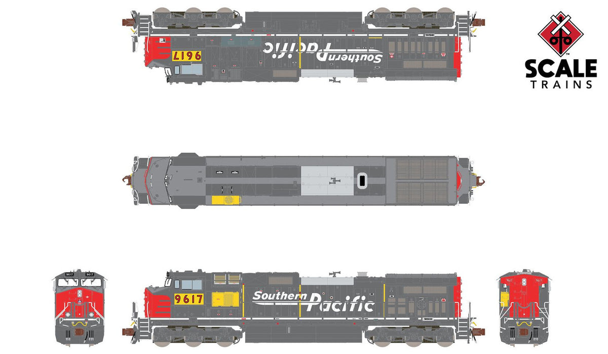 ScaleTrains Rivet Counter N SXT38551 DCC/ESU LokSound 5 Equipped GE DASH 9-44CW Locomotive Union Pacific 'ex-Southern Pacific Speed Lettering Patch' UP #9617