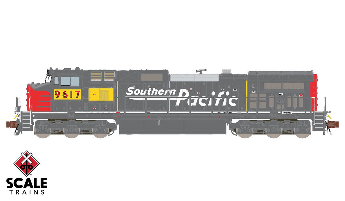 ScaleTrains Rivet Counter N SXT38550 DCC Ready GE DASH 9-44CW Locomotive Union Pacific 'ex-Southern Pacific Speed Lettering Patch' UP #9571