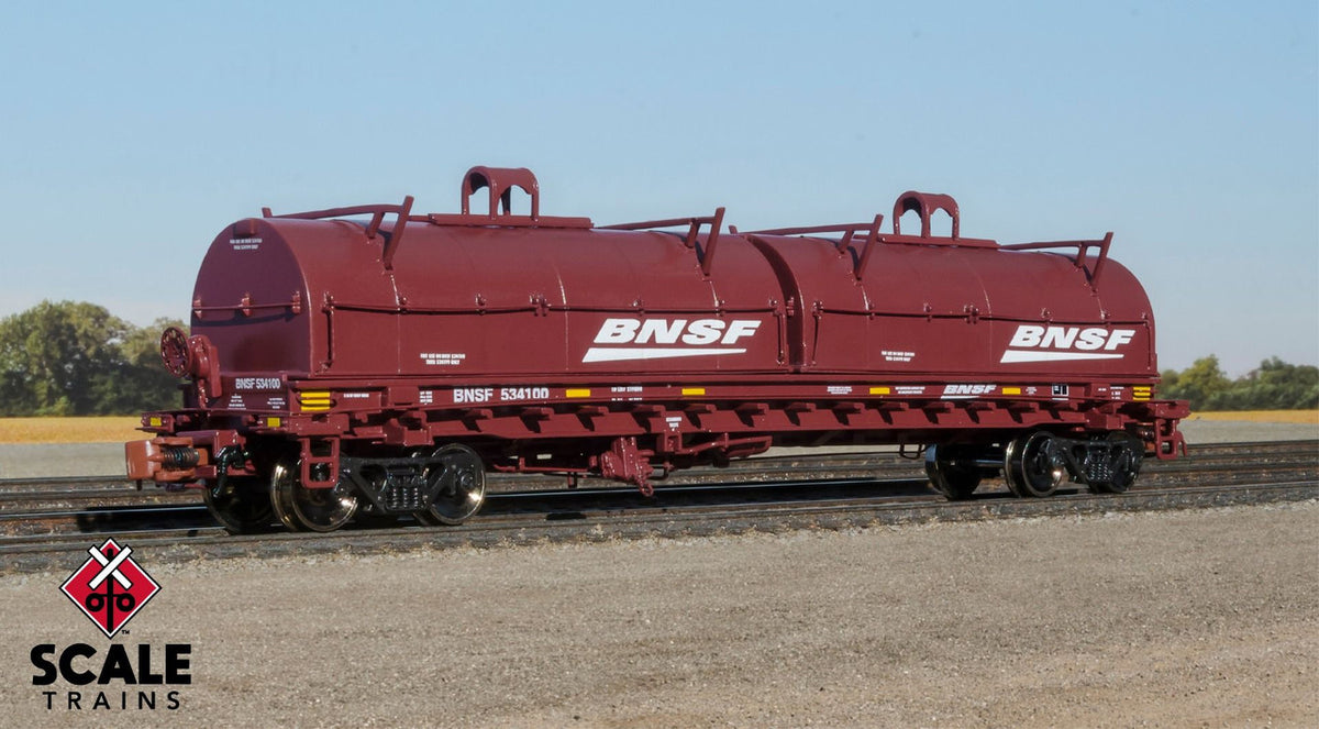 ScaleTrains Rivet Counter N SXT38640 Thrall 48' 2-Hood Coil Steel Car BNSF 'Wedge' BNSF #534122