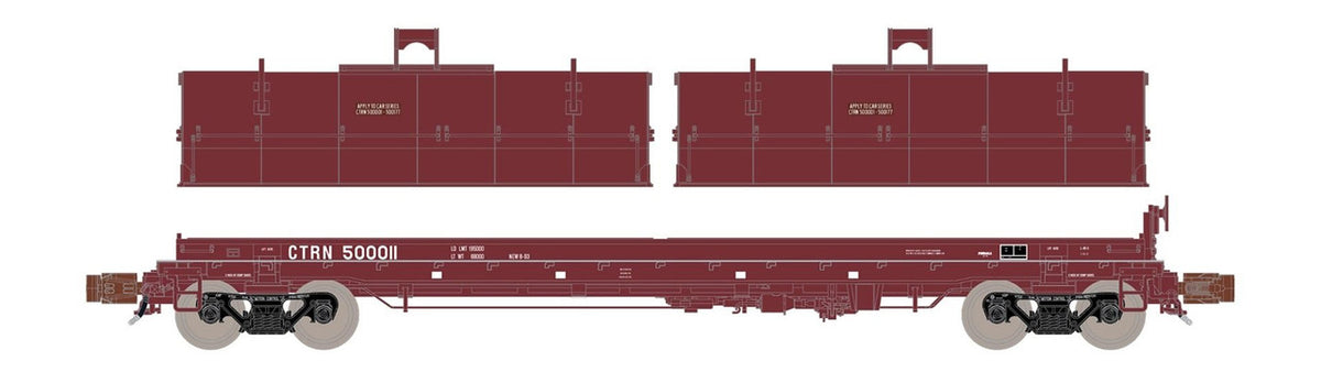ScaleTrains Rivet Counter N SXT38646 Thrall 48' 2-Hood Coil Steel Car CTRN #500051