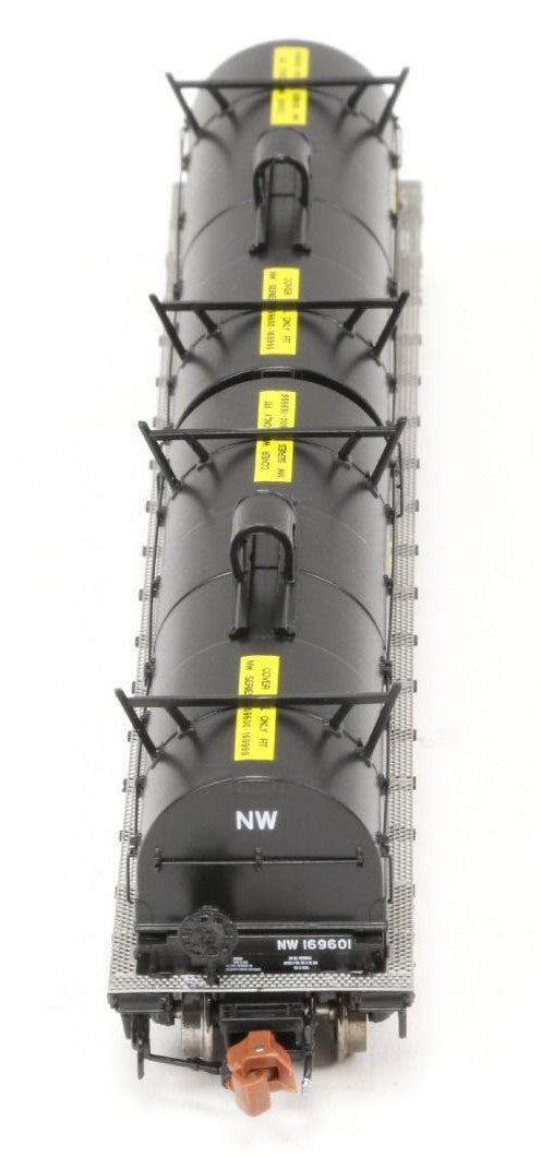 ScaleTrains Rivet Counter N SXT38657 Thrall 48' 2-Hood Coil Steel Car Norfolk & Western 'NS Black Hoods' NW #169622