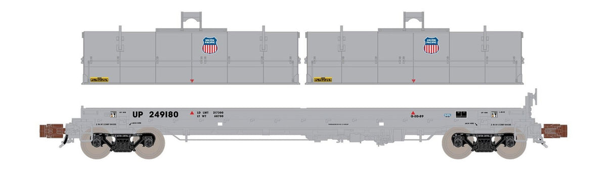 ScaleTrains Rivet Counter N SXT38665 Thrall 48' 2-Hood Coil Steel Car Union Pacific UP #249223