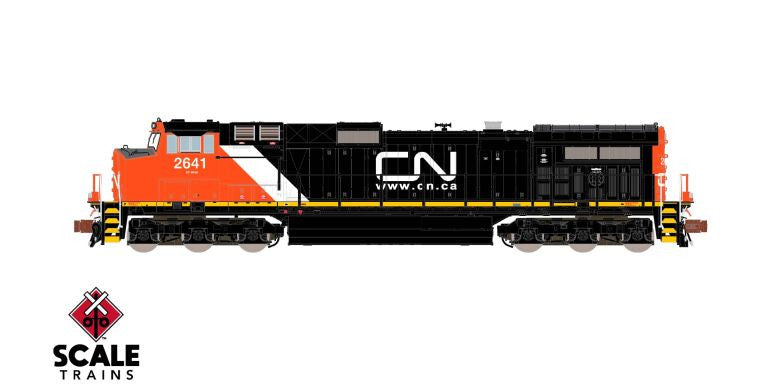 ScaleTrains Rivet Counter N SXT38695 DCC/ESU LokSound GE DASH 9 Canadian National 'Website Scheme' CN #2641