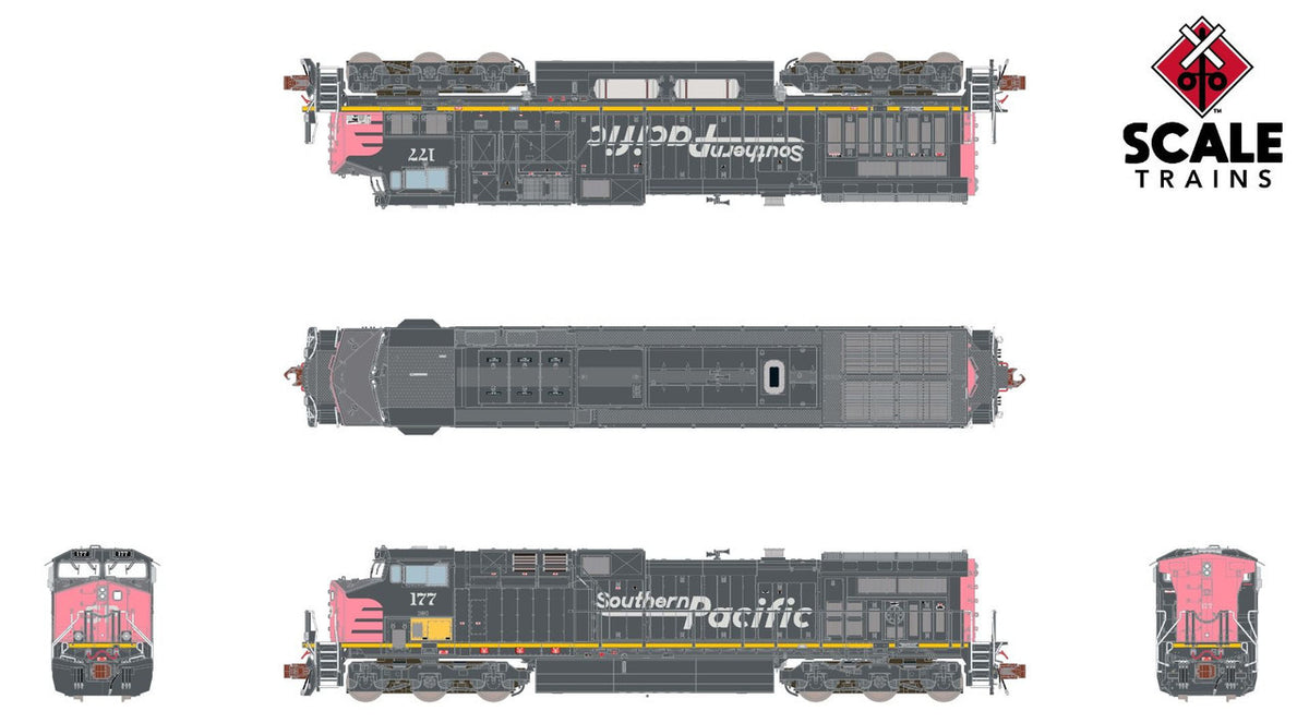 ScaleTrains Rivet Counter N SXT39137 DCC/ESU LokSound V5 Equipped GE AC4400CW Locomotive Union Pacific ex-Southern Pacific Faded UP #199