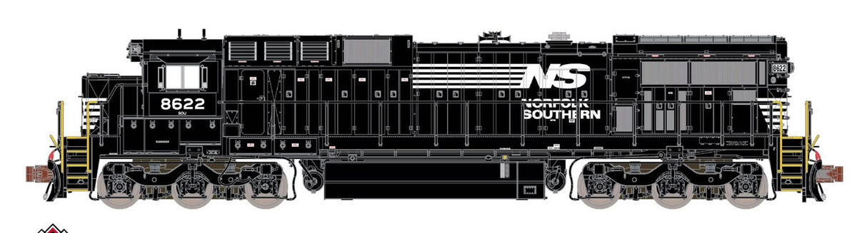 ScaleTrains Rivet Counter N SXT39169 DCC/ESU Loksound 5 Equipped GE C39-8 Locomotive Phase III Norfolk Southern 'As Built' NS #8635