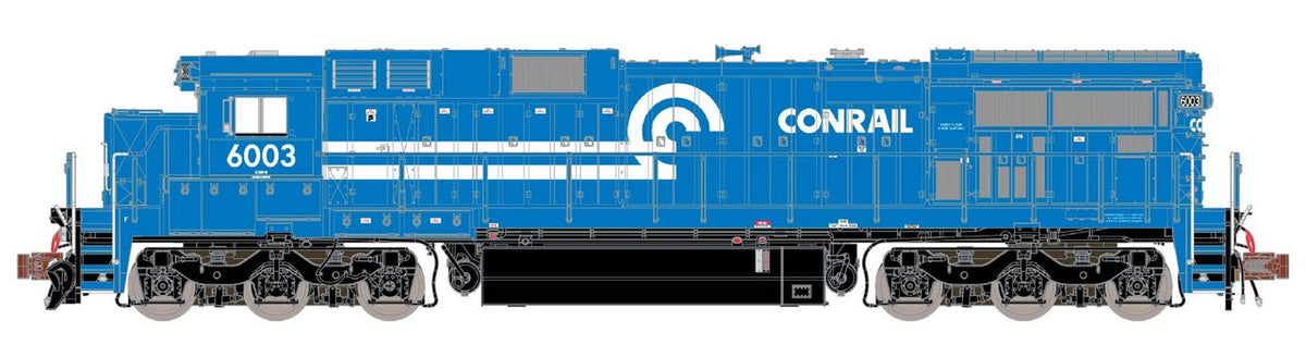 ScaleTrains Rivet Counter N SXT39181 DCC/ESU Loksound 5 Equipped GE C39-8 Locomotive Phase III Conrail w/Ditch Lights CR #6003