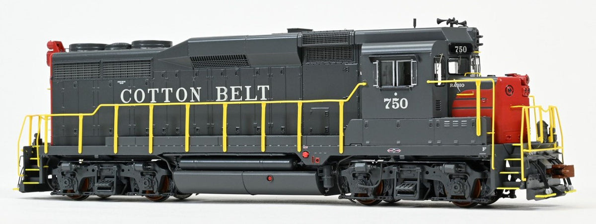 ScaleTrains Rivet Counter HO SXT39251 DCC/ESU Loksound 5 Equipped EMD GP30 Locomotive Cotton Belt 'Bloody Nose - As Delivered' #750