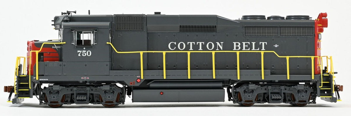 ScaleTrains Rivet Counter HO SXT39251 DCC/ESU Loksound 5 Equipped EMD GP30 Locomotive Cotton Belt 'Bloody Nose - As Delivered' #750