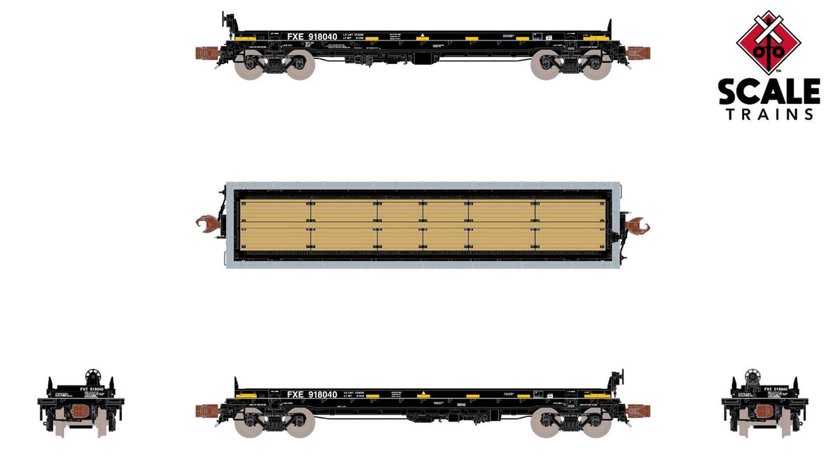 ScaleTrains Rivet Counter N SXT39271 Thrall-Trinity 42' Single Hood Coil Car Ferromex FXE #918040