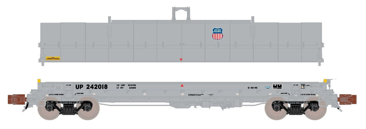 ScaleTrains Rivet Counter N SXT39284 Thrall-Trinity 42' Single Hood Coil Car Union Pacific UP #242031