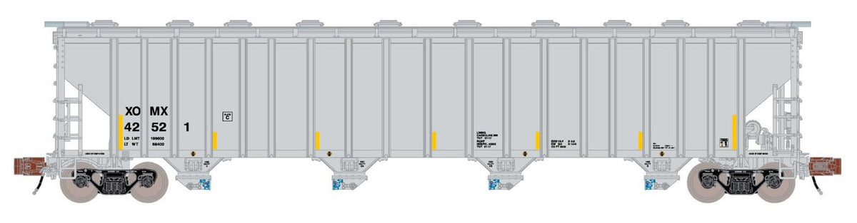 ScaleTrains Rivet Counter N SXT39335 Pullman-Standard 5820 Covered Hopper Exxon-Mobil XOMX #42521