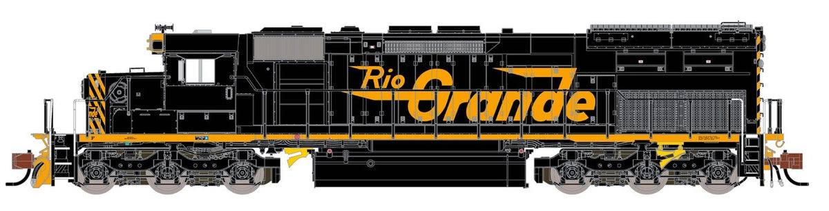 ScaleTrains Rivet Counter N SXT39607 DCC/ESU LokSound Equipped EMD SD40T-2 Rio Grande 'As Delivered w/Gyralite' D&RGW No #
