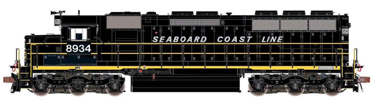 ScaleTrains Rivet Counter HO SXT39769 DCC/ESU Loksound 5 Equipped EMD SD45 Phase IIc Seaboard System 'ex-SCL patch' SBD #8925