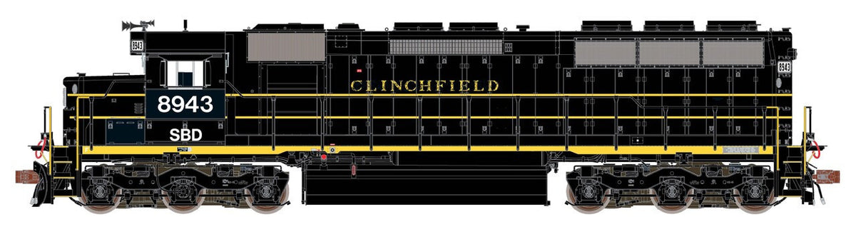 ScaleTrains Rivet Counter HO SXT39771 DCC/ESU Loksound 5 Equipped EMD SD45 Phase IIc Seaboard System 'ex-SCL patch' SBD #8934