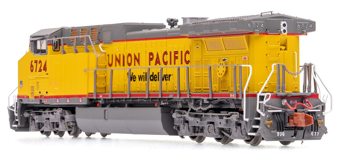 ScaleTrains Rivet Counter N SXT40661 DCC/ESU LokSound V5 Nano GE AC4400CW Union Pacific ex-C&NW 'We Will Deliver' w/Red Sill UP #6724