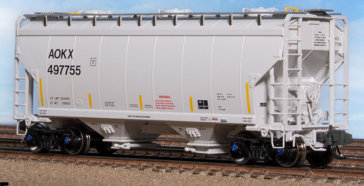 ScaleTrains Rivet Counter N SXT41455 Gunderson 3250 Covered Hopper Greenbrier Management Services/AOKX #497755
