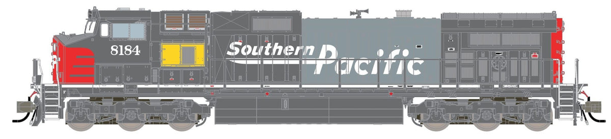 ScaleTrains Rivet Counter N SXT41738 DCC Ready GE DASH 9-44CW Southern Pacific/UP Replacement HVAC/Replacement Engine Cab SP #8184