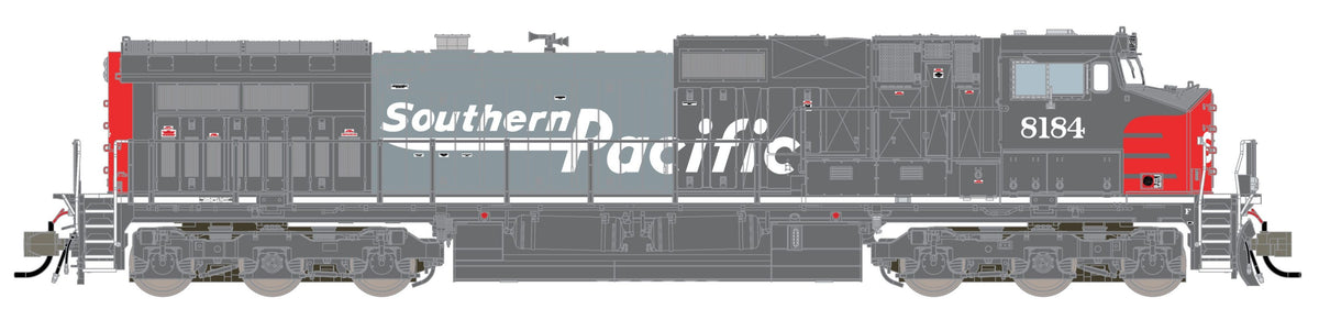 ScaleTrains Rivet Counter N SXT41738 DCC Ready GE DASH 9-44CW Southern Pacific/UP Replacement HVAC/Replacement Engine Cab SP #8184