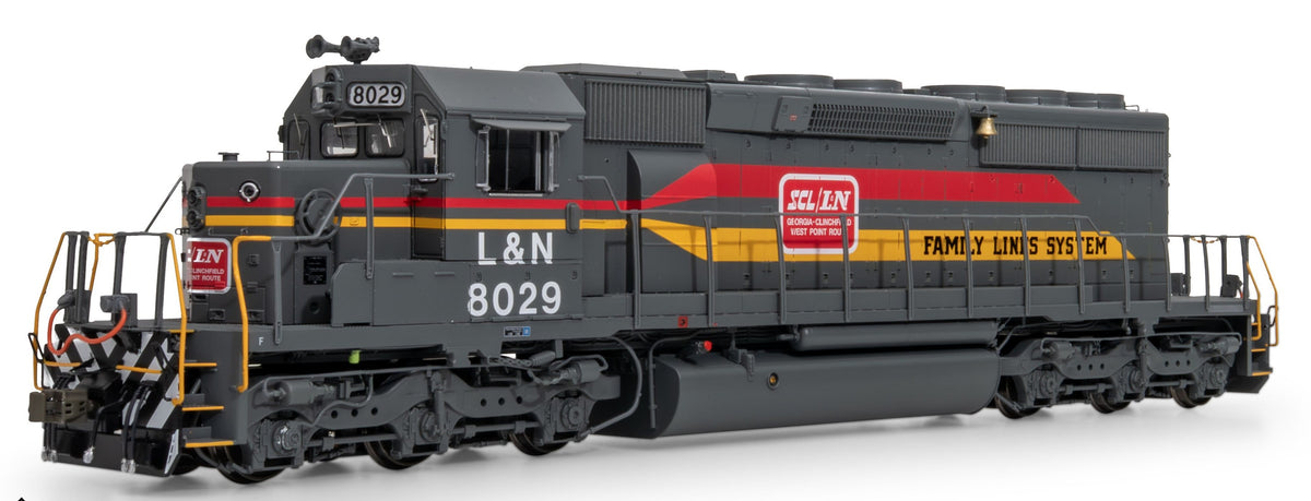 ScaleTrains Rivet Counter HO SXT42208 DCC/ESU LokSound V5 Equipped EMD SD40-2 Locomotive Family Lines System/Nose Logo L&N #8029