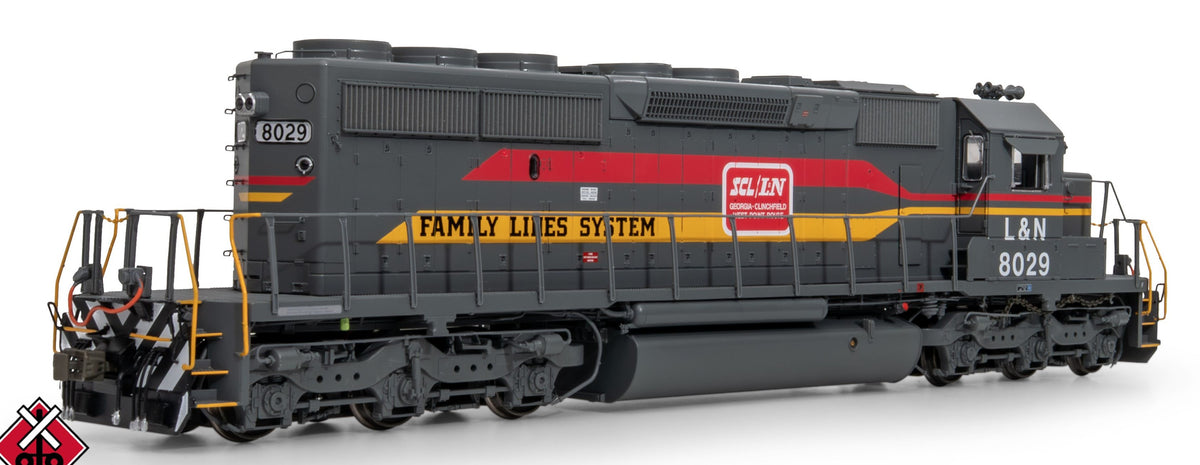 ScaleTrains Rivet Counter HO SXT42208 DCC/ESU LokSound V5 Equipped EMD SD40-2 Locomotive Family Lines System/Nose Logo L&N #8029