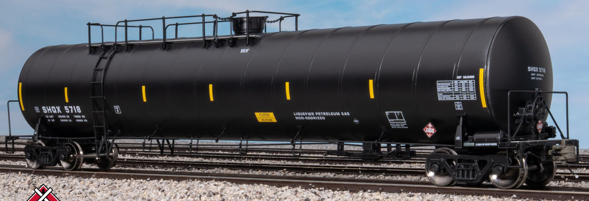 ScaleTrains Rivet Counter HO SXT42458 ARI 33K Gallon Spiral Jacketed Tank Car American Railcar/As Delivered/LPG/Intermediate SHQX #5791