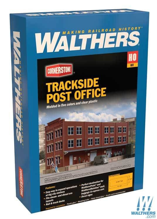 Walthers Cornerstone HO 933-4063 Trackside Post Office - Kit