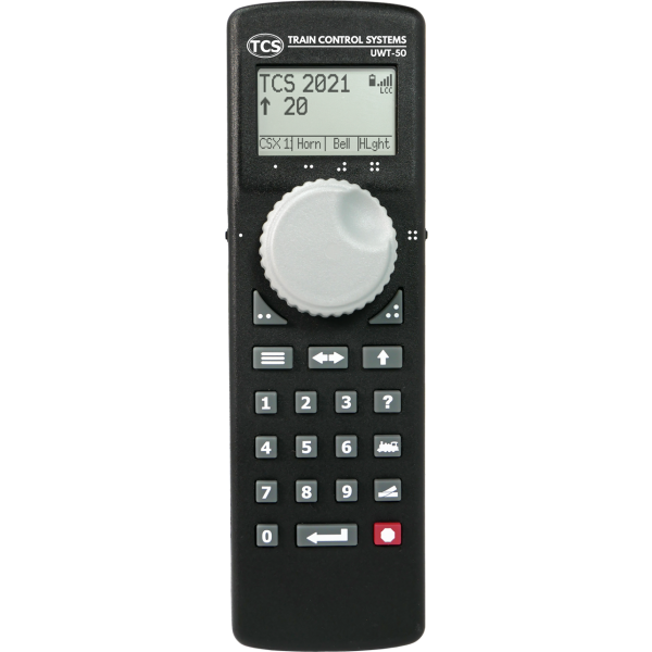 Train Control Systems TCS DCC UWT-50E Universal WiFi Mini Throttle UWT-50E (Encoder Knob)