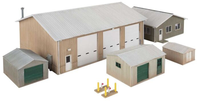 Walthers Cornerstone HO 933-4122 Vehicle Maintenance Facility - Kit