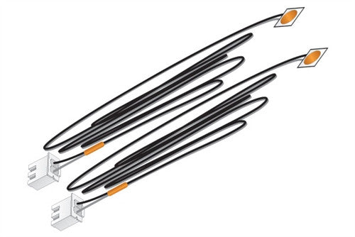Woodland Scenics JP5736 Just Plug Lighting System - Orange LED Stick-On Lights - 2 per pack